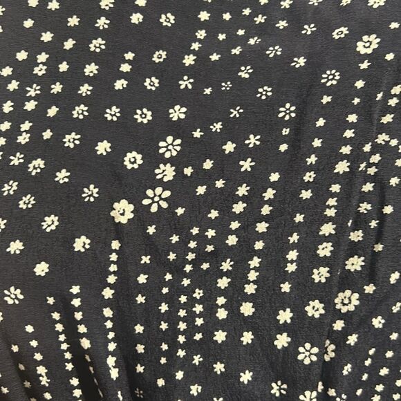 GAP Navy & White Long Sleeve Dress, Size Medium - Picture 7 of 12